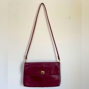 Vintage deep purple 80’s style purse